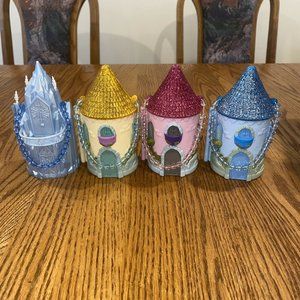 Disney Store London Princess Castle purse glitter bead handle Lot 4-Elsa Belle
